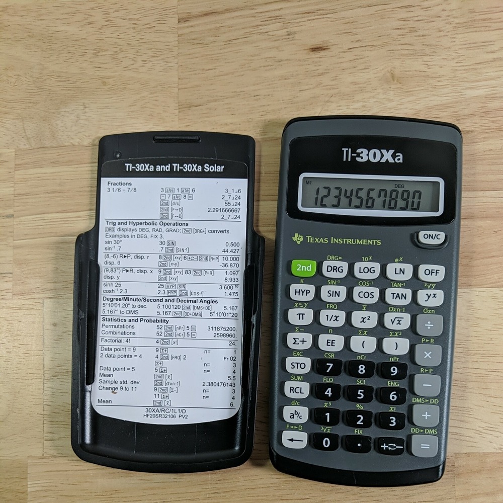 Texas Instruments TI-30Xa Scientific Calculator‎